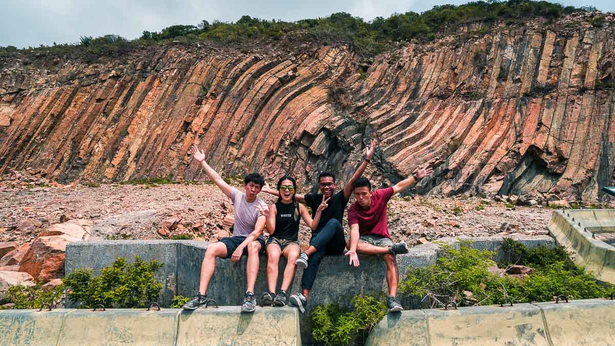 Hexagonal Pillars Close Up - Sai Kung Itinerary