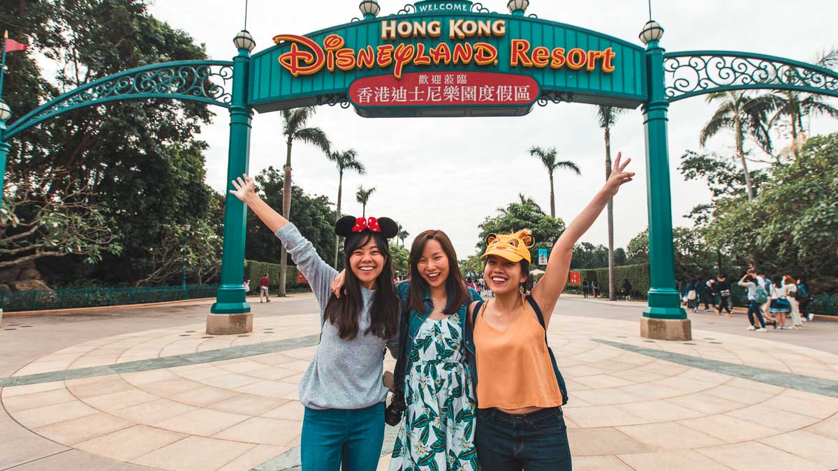 Hong Kong Disneyland Entrance - Hong Kong Itinerary