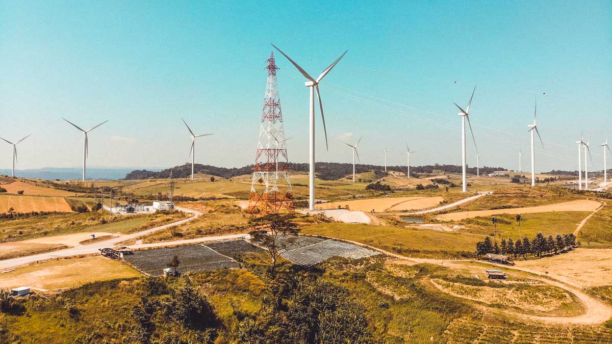 Windmills at Khao Kho Wind Farm - Khao Kho Itinerary