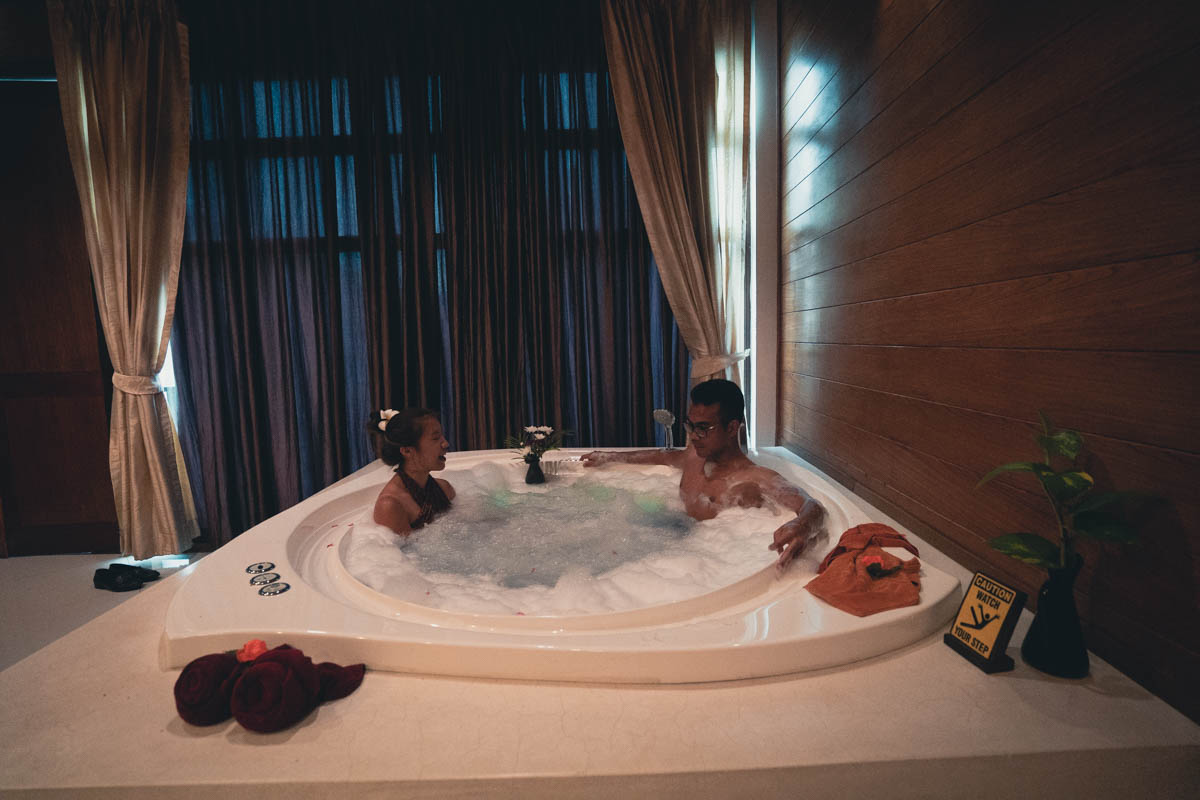 Mayang Sari Spa tub - Koh Samui Itinerary Luxurious Adventure