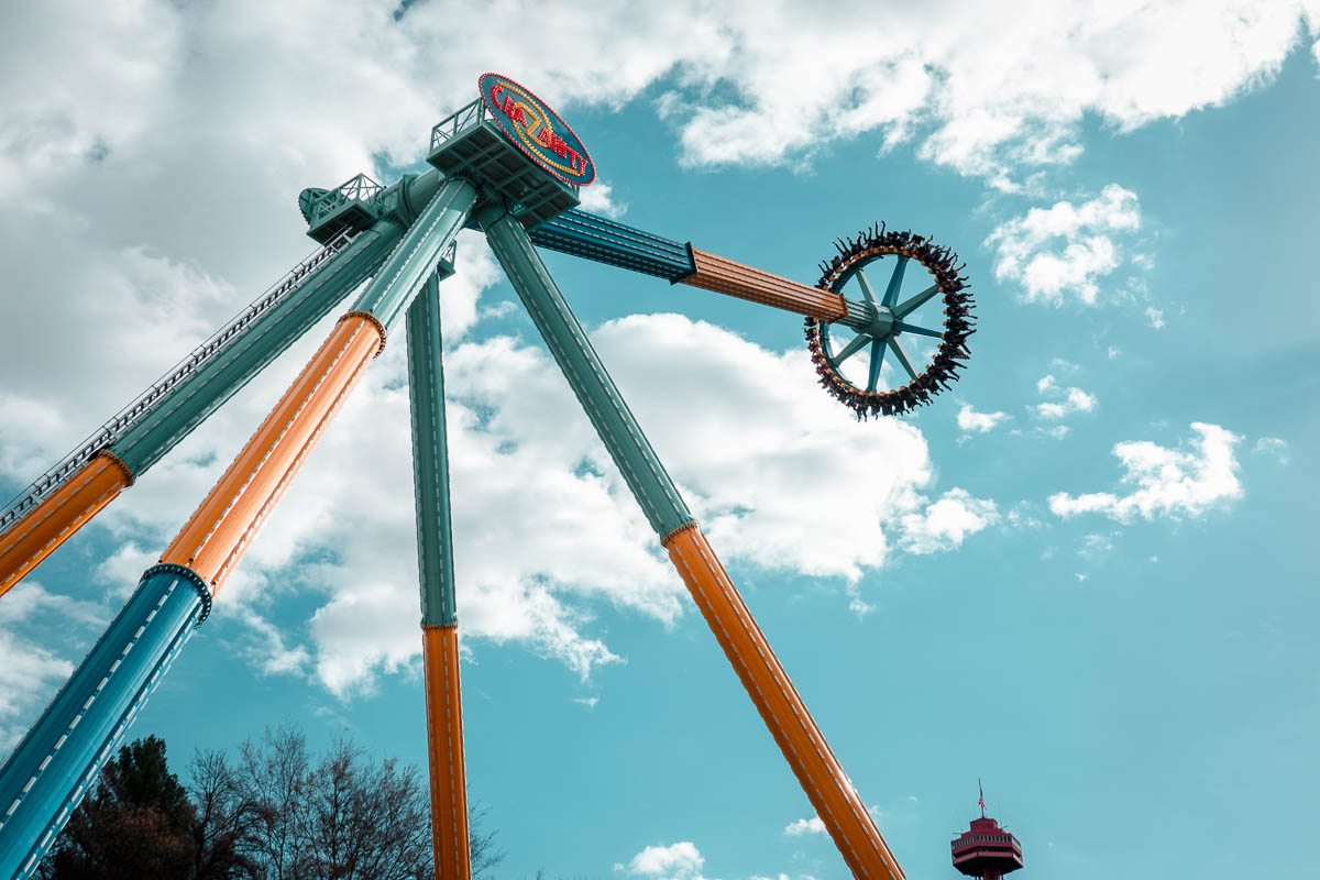 Riding CraZanity at Six Flags Magic Mountain - Los Angeles Theme Parks