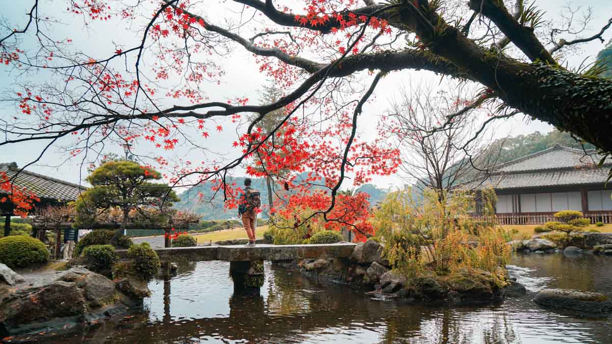 Senganen Garden kagoshima pond - Japan Kyushu Itinerary