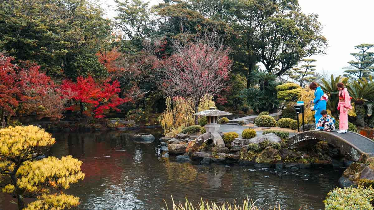 Senganen Garden lake kagoshima - Japan Kyushu Itinerary