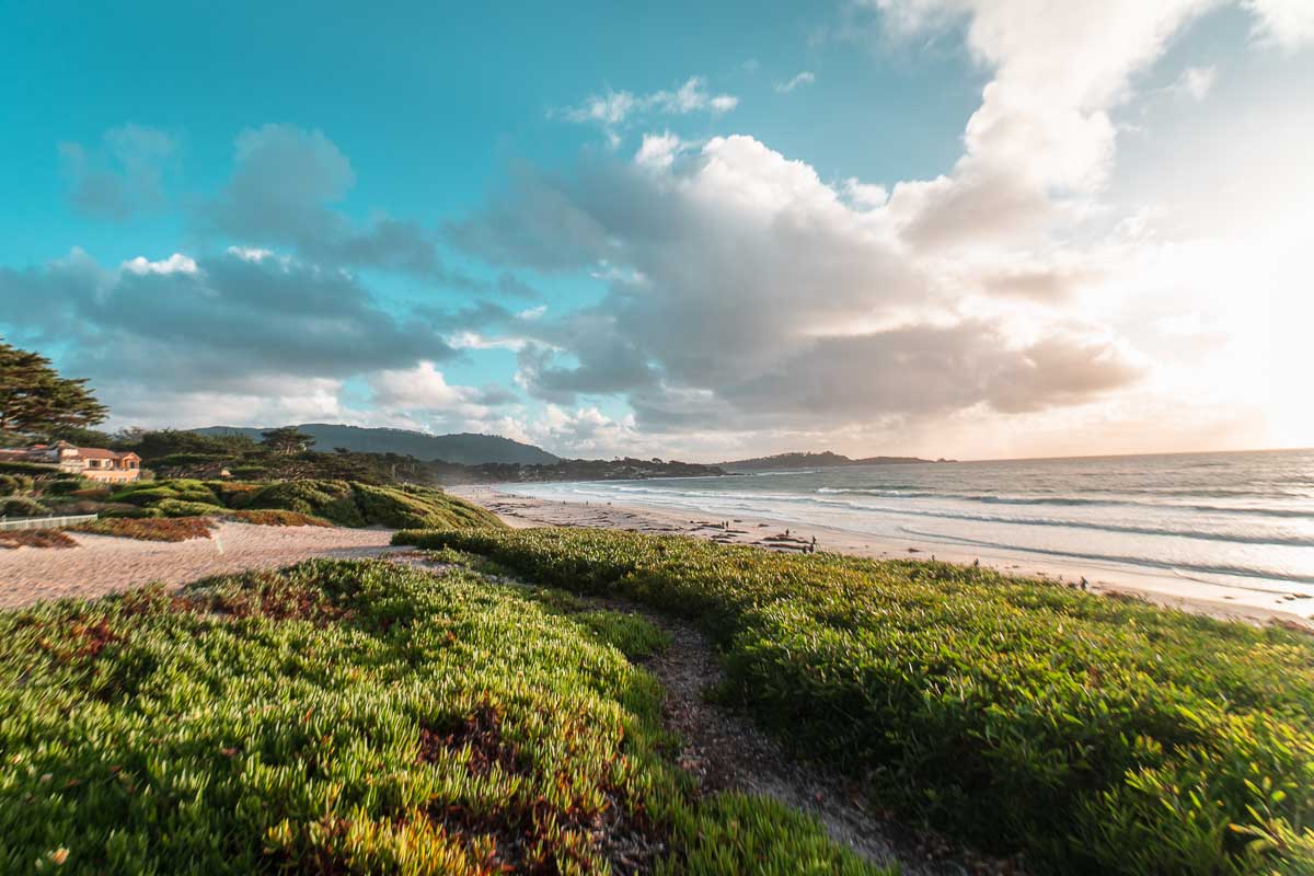 Sightseeing at Carmel Beach - SF to LA Road Trip Itinerary