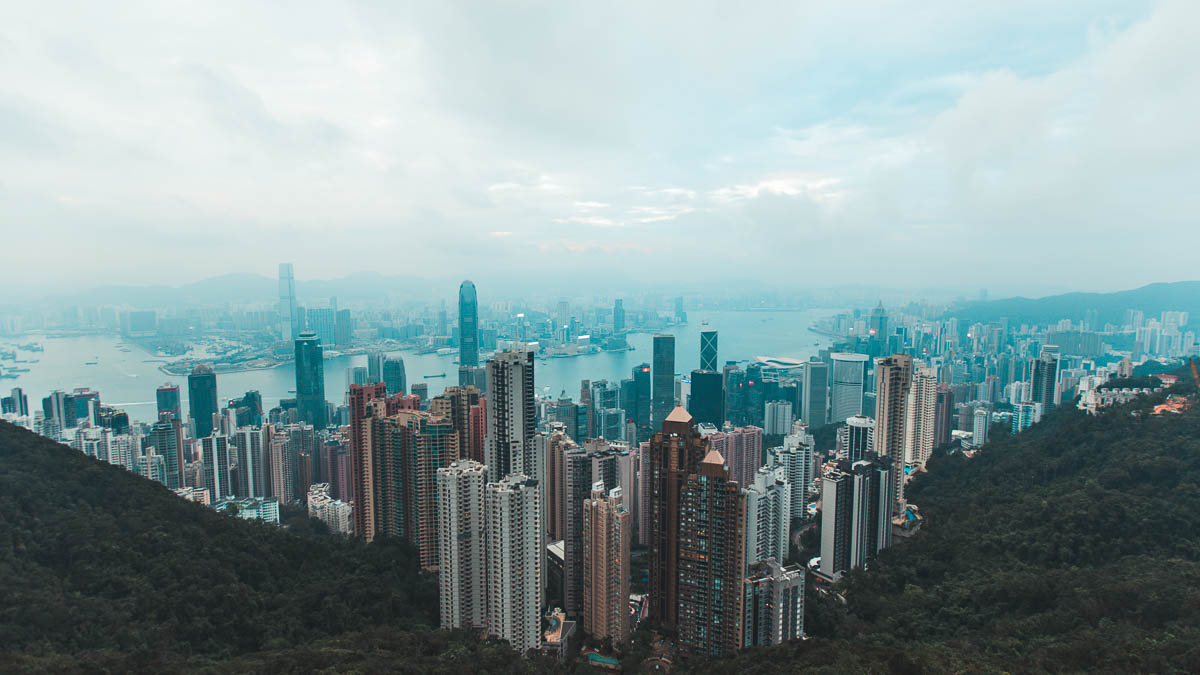 Victoria Peak View - Hong Kong Itinerary