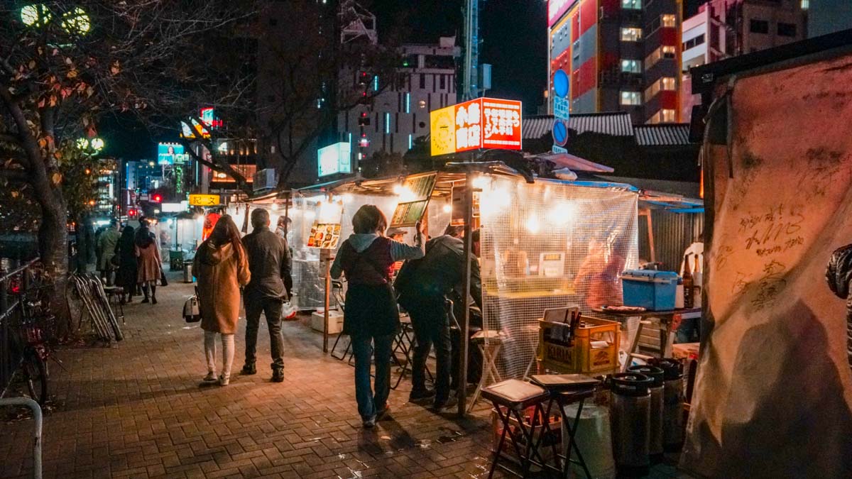 Yatai Food stalls in Fukuoka