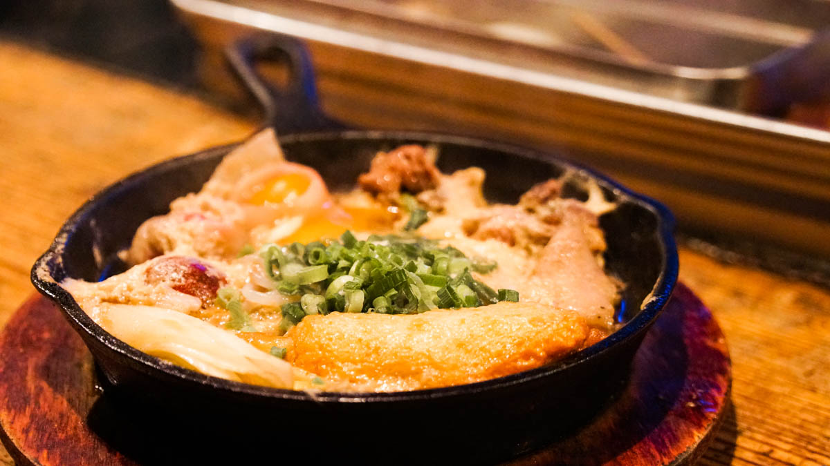 Yatai meal Fukuoka