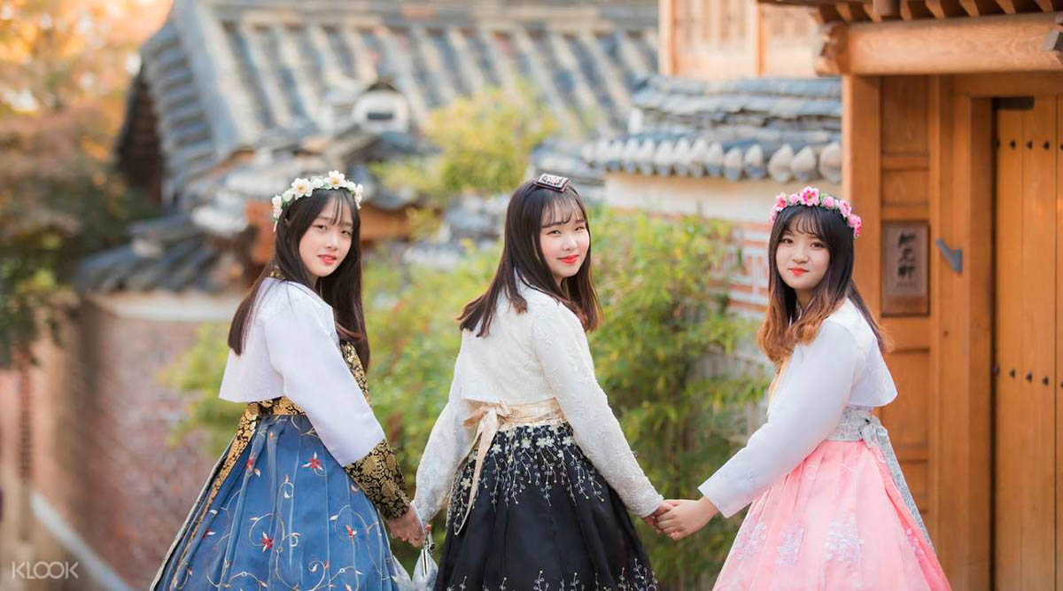 Bukchon Oneday Hanbok Rental Klook - South Korea Cherry Blossom Guide 2019