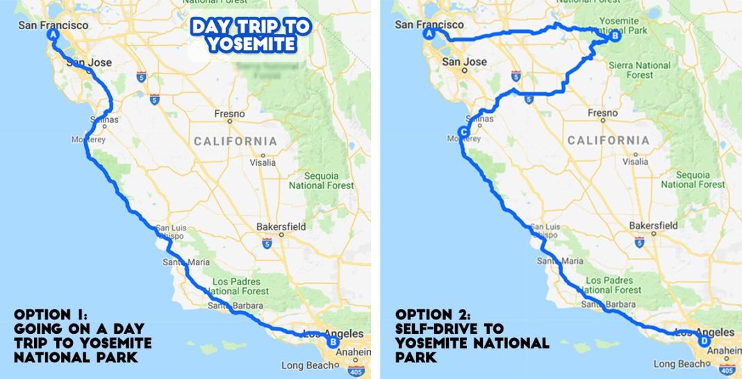 USA Road Trip 11Day San Francisco to Los Angeles Itinerary Under S1