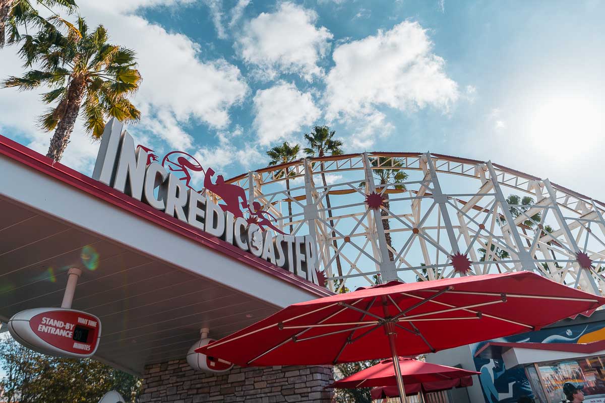 Incredicoaster Entrance - Disneyland California Guide-11