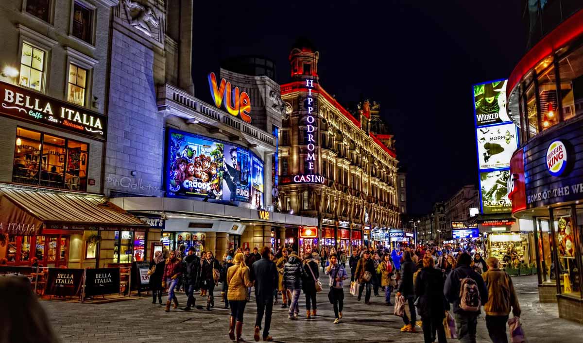 Leicester Square in London United Kingdom - Countries and Cities You Pronounce Wrongly