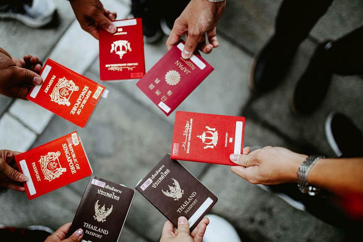 Passports of different countries 