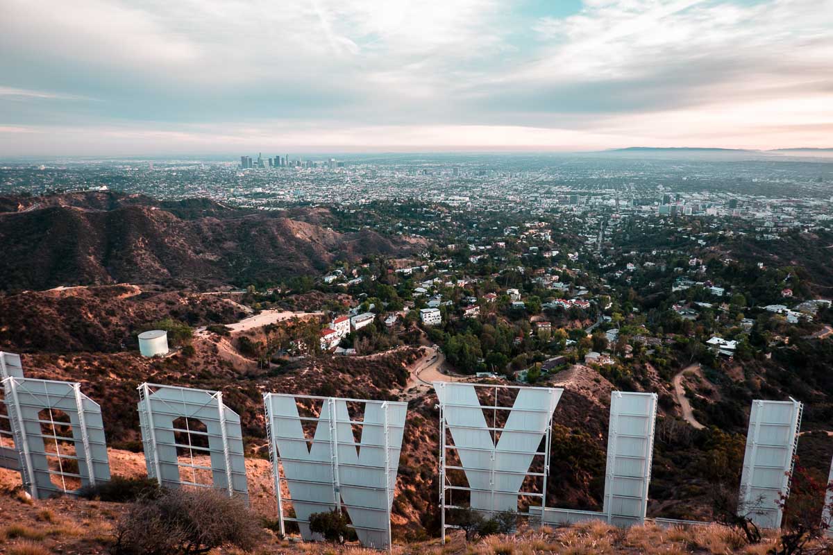 Scenic Shot of Hollywood Sign - 3-Day Los Angeles Travel Guide