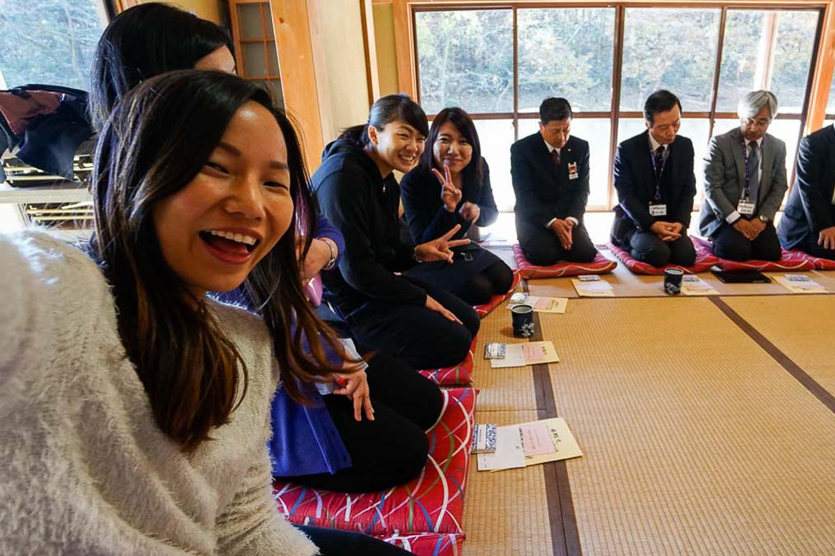 Selfie with Japanese Friends - SSEAYP Youth Exchange