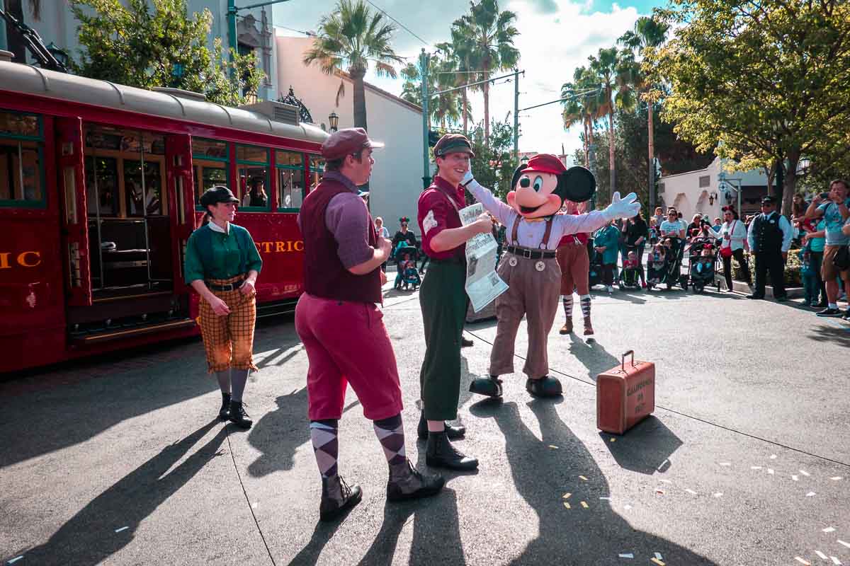 Streetside Performance at Disneyland - 3-Day Los Angeles Travel Guide