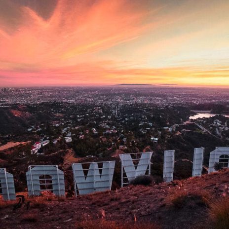 Sunset at the Hollywood Sign - 3-Day Los Angeles Travel Guide