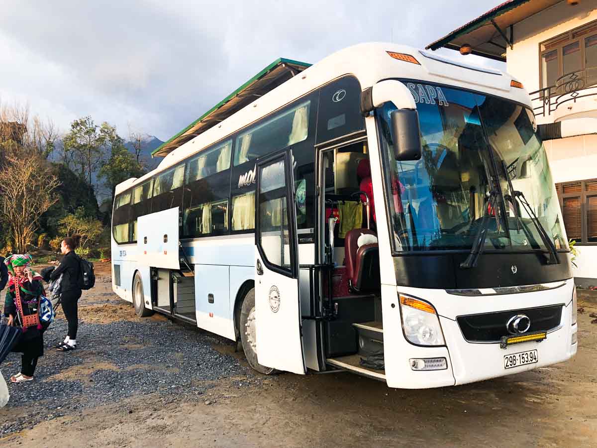 Bus from Hanoi to Sapa - Northern VIetnam Travel Guide