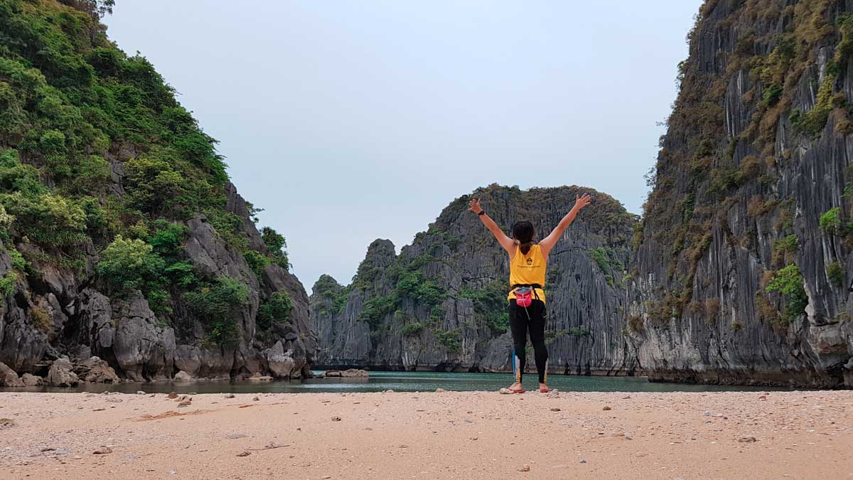 Cat Ba Island's beach — Halong Bay, Ninh Binh, Trang An, Cat Ba Island, Mai Chau, Perfume Pagoda, and Sapa