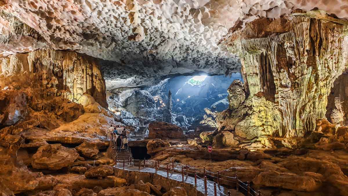 Halong Bay surprising Cave — Halong Bay, Ninh Binh, Trang An, Cat Ba Island, Mai Chau, Perfume Pagoda, and Sapa-4
