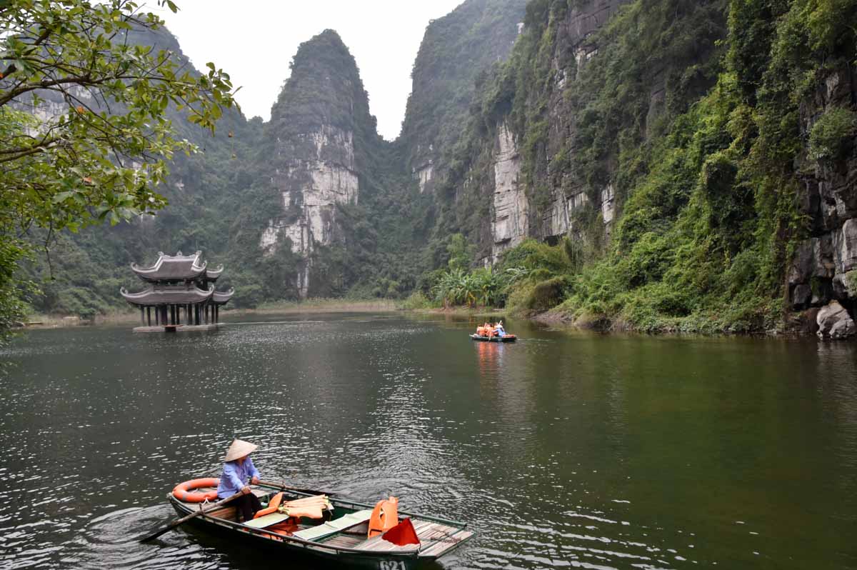 Temple at Trang An — Halong Bay, Ninh Binh, Trang An, Cat Ba Island, Mai Chau, Perfume Pagoda, and Sapa-