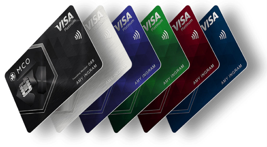 The Five Tiers of MCO Visa Cards in Five Colours - MCO Visa Card