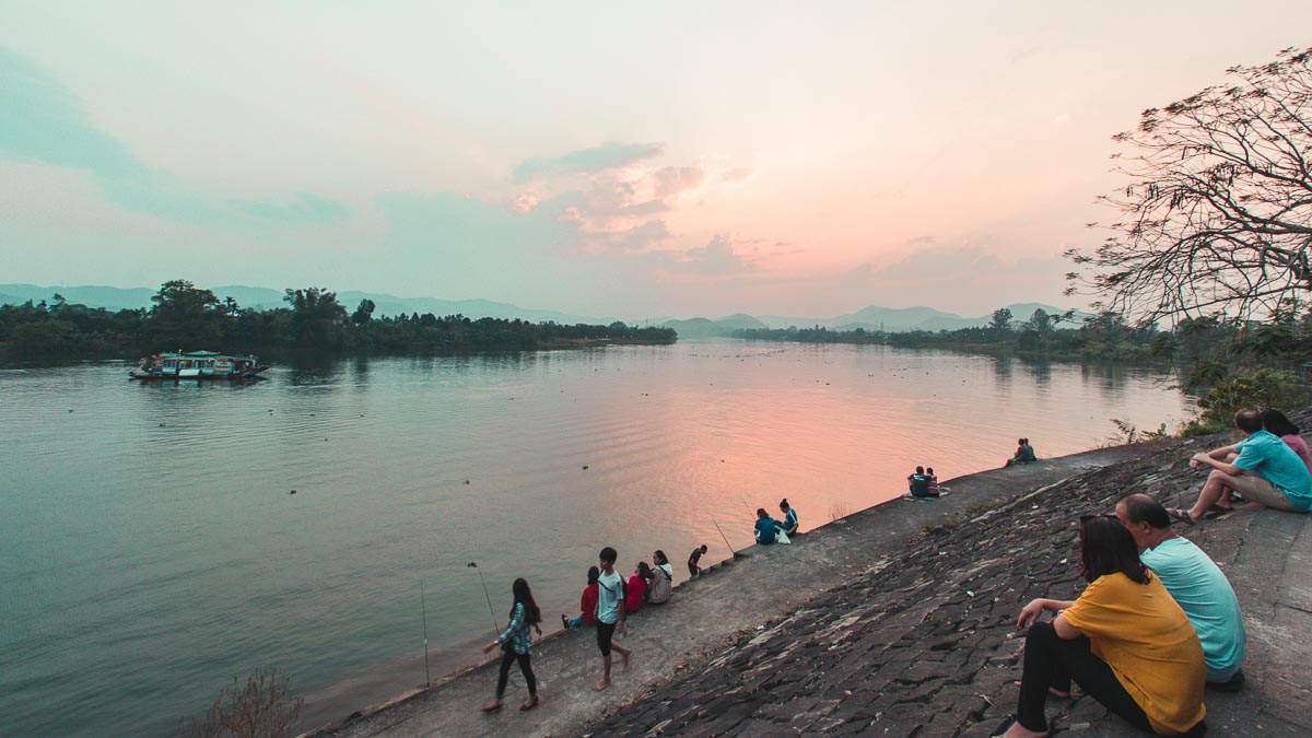 Thien Mu Pagoda Sunset - Central Vietnam Itinerary