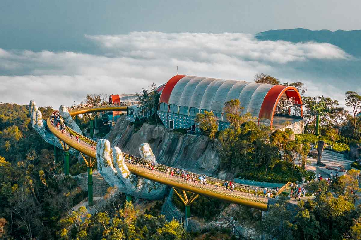 Golden bridge vietnam