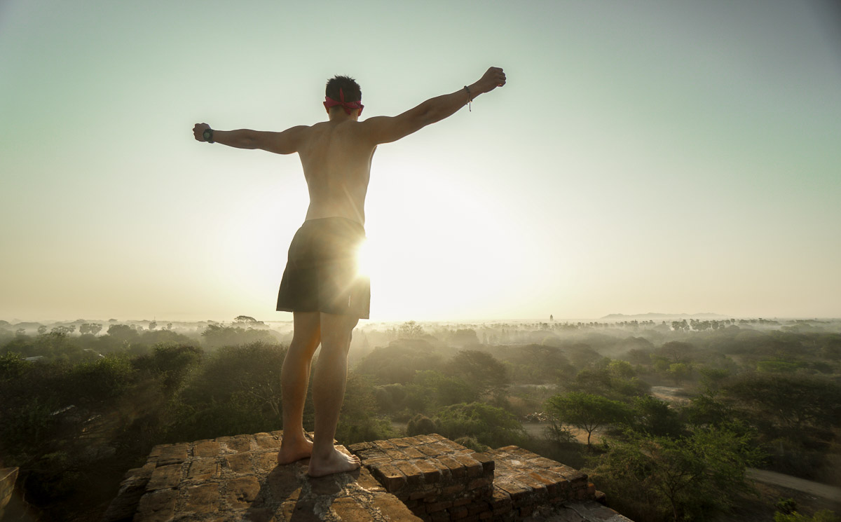 Bagan Sunrise Atop Monastery - Bagan Itinerary