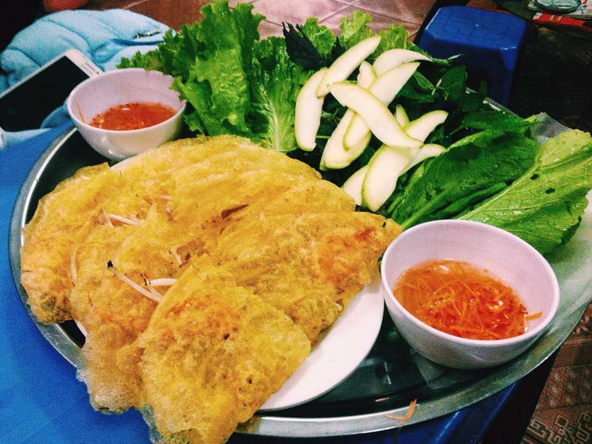Banh Xeo Rice Pancake from Banh Xeo Sau Phuoc - Things to Eat in Hanoi