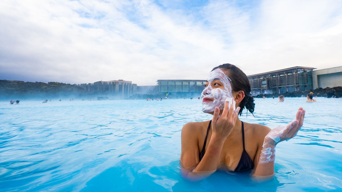 Blue Lagoon Mask - Iceland Itinerary Without A Car