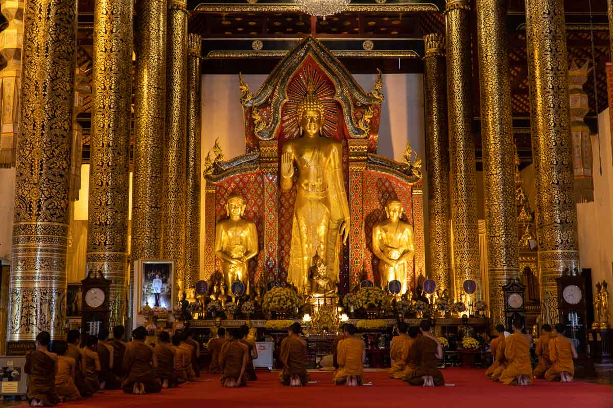 Prayer Hall of Wat Chedi Luang - Chiang Mai Itinerary