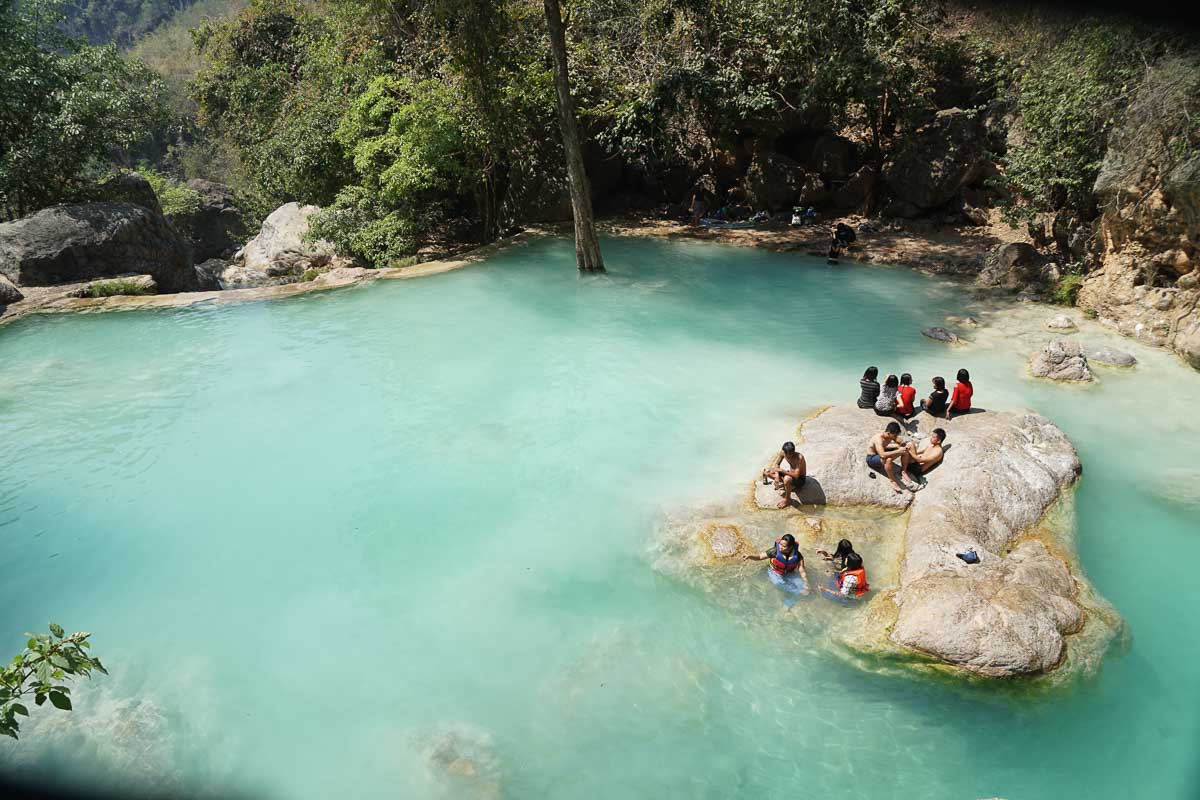 Dee Dote Blue Lagoon - Backpacking Southeast Asia Itinerary
