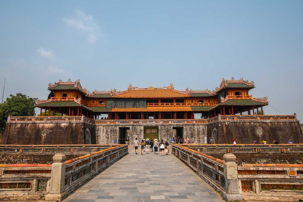 Entrance to Imperial City in Hue - Vietnam Itinerary