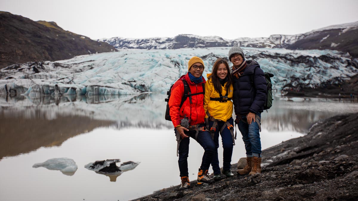 Glacier Walk Group Pic - Iceland Itinerary Without A Car