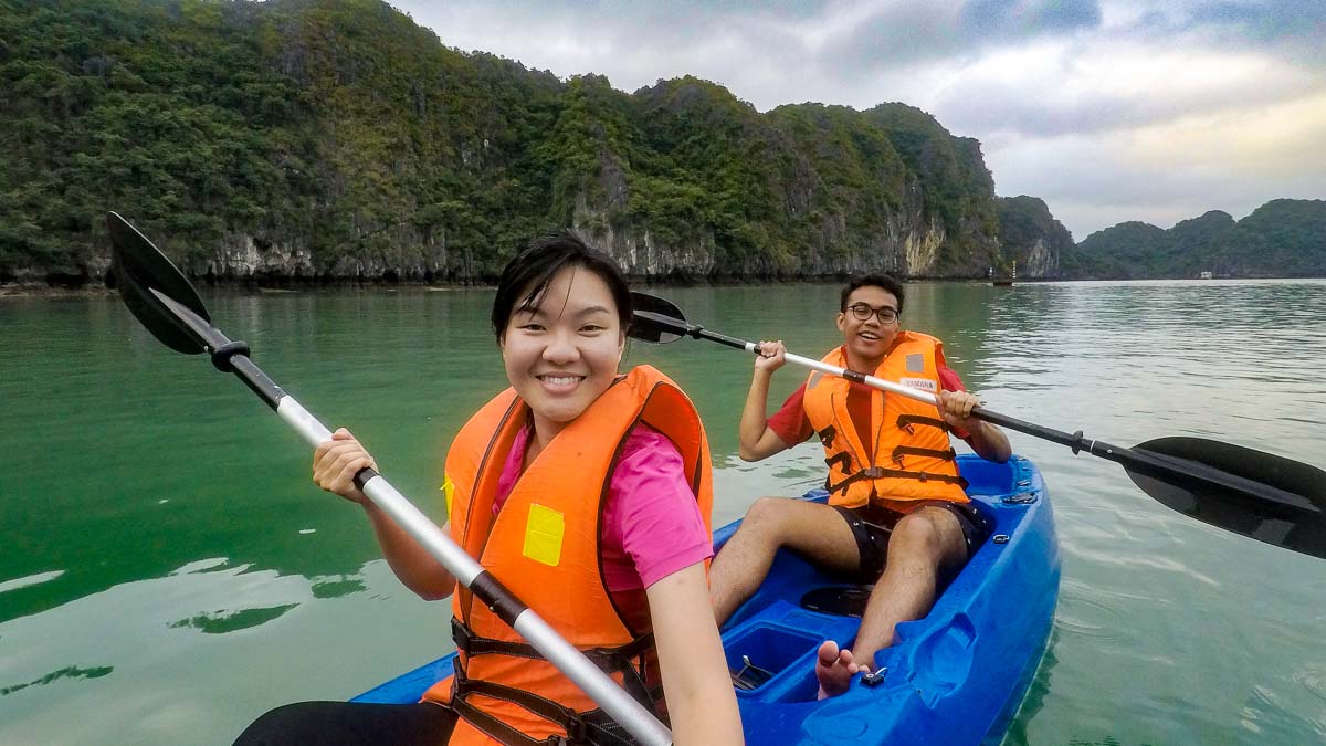 Halong Bay Kayaking - Northern VIetnam Itinerary