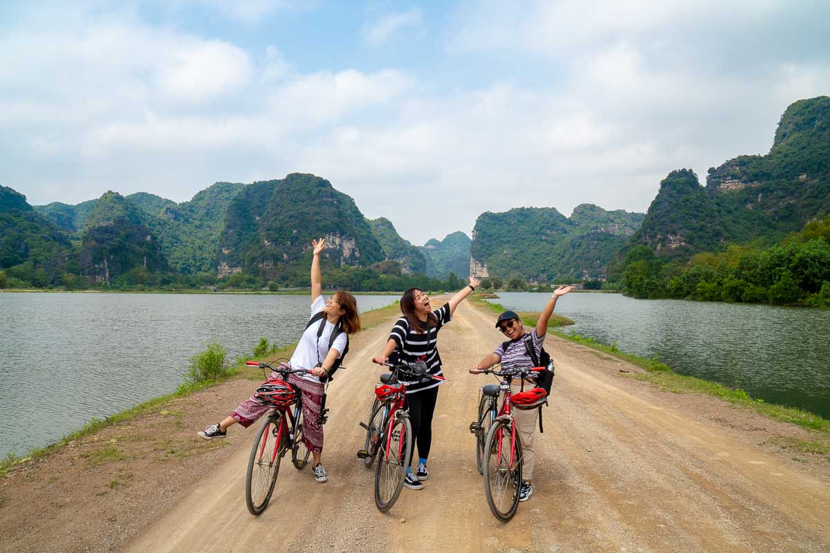 Having Fun Cycling through Ninh Binh Province - Vietnam Itinerary