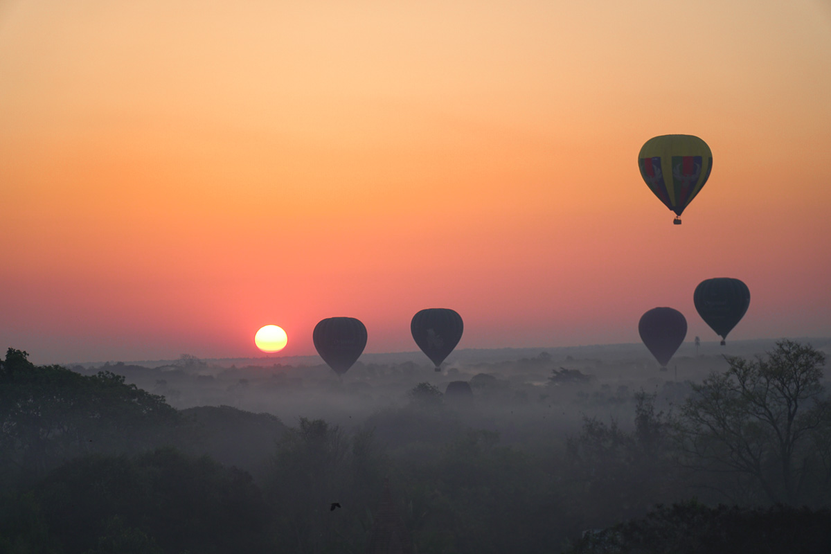 Hot Air Balloon - Myanmar Itinerary