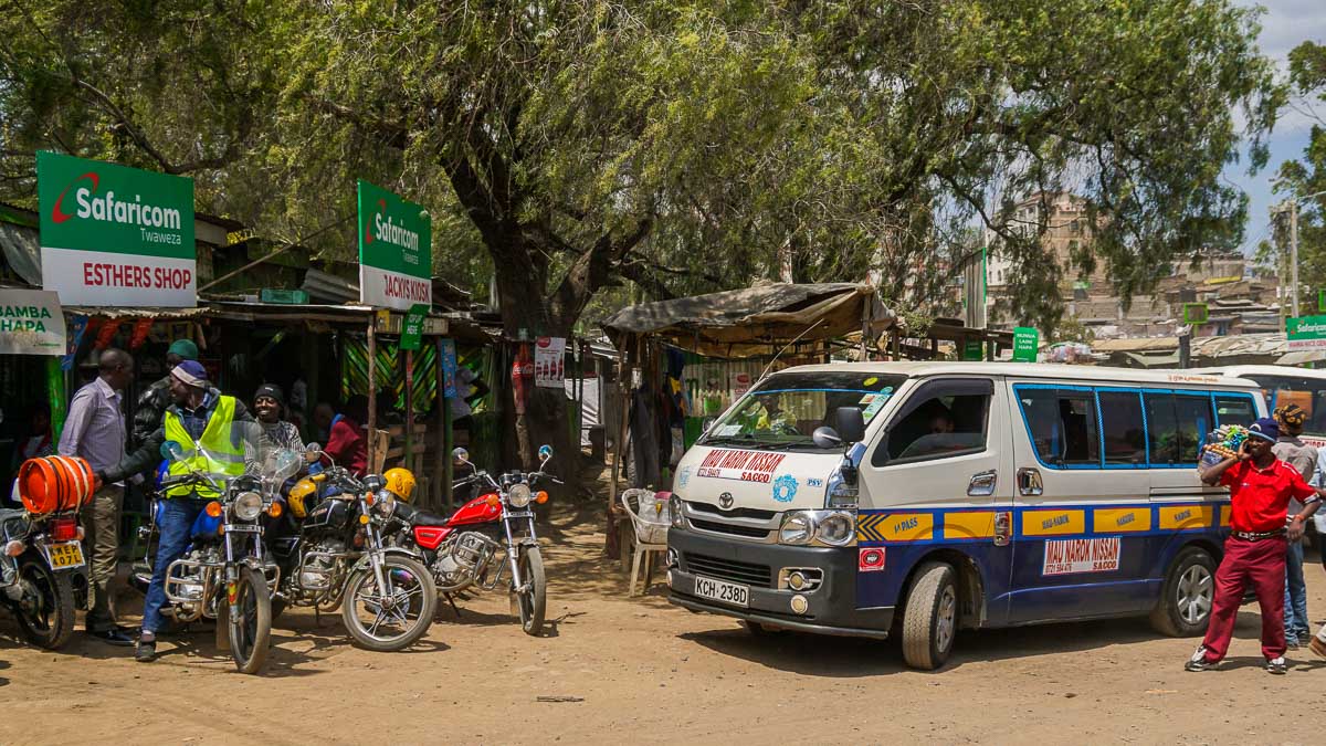 Kenya Narok Matatu Station - Kenya Safari Itinerary