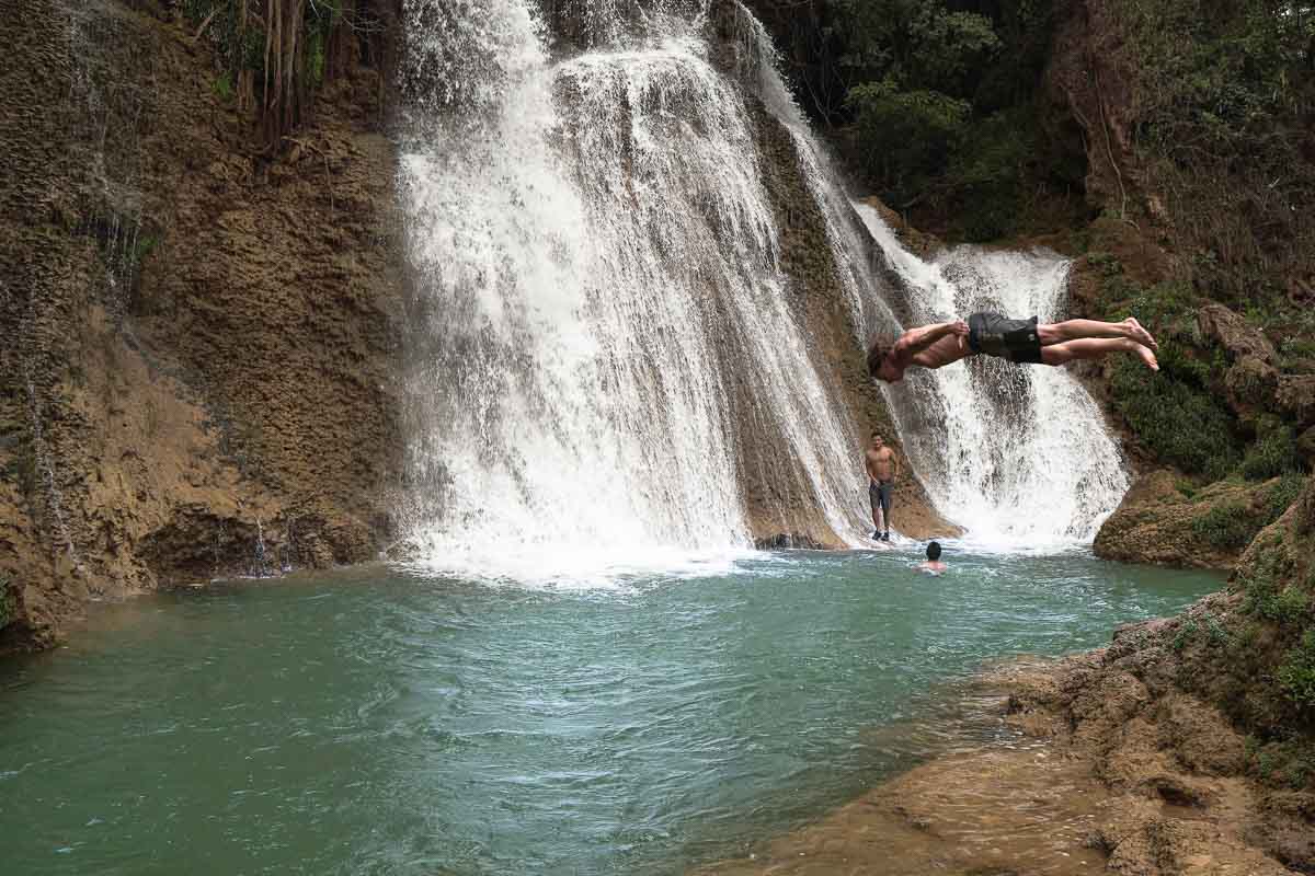 Waterfall in Lashio - Backpacking Southeast Asia Itinerary