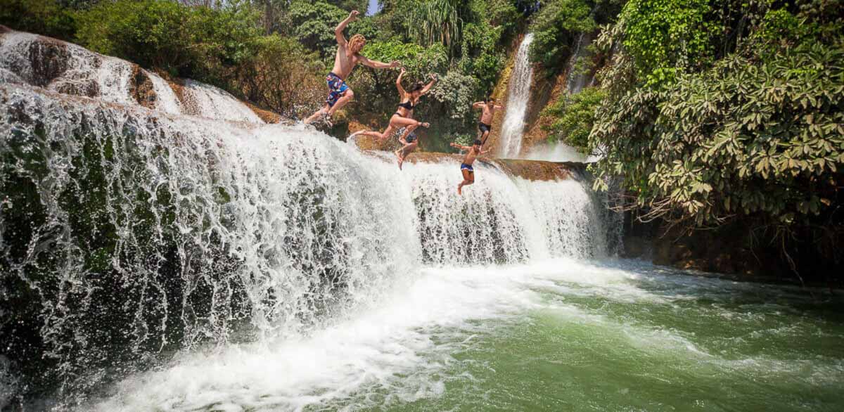 Lashio Waterfall Jumping - Myanmar Itinerary