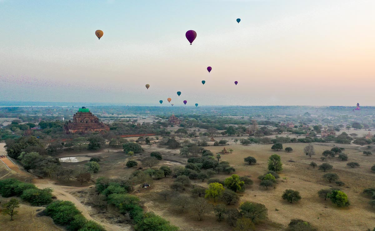 Overview of Bagan - Bagan Itinerary