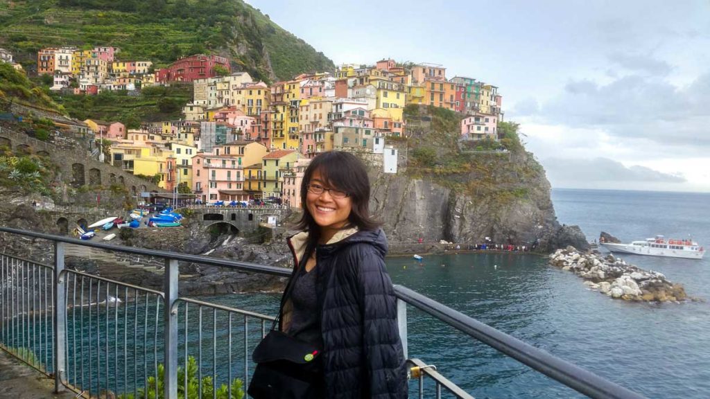 Mich Solo Backpacking in Cinque Terre, Italy during Student Exchange