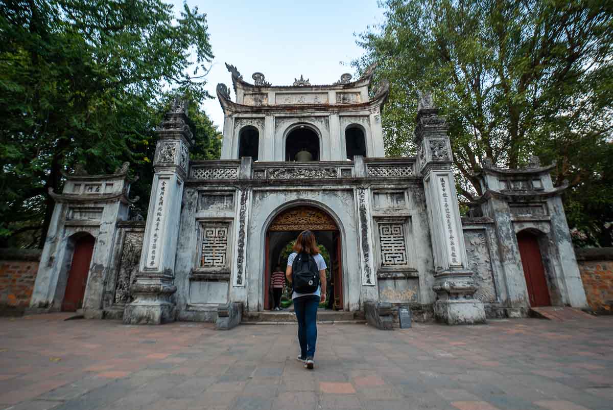Temple of Literature in Hanoi - Vietnam Itinerary