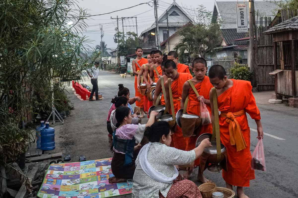 Almsgiving Ceremony - Luang Prabang Itinerary