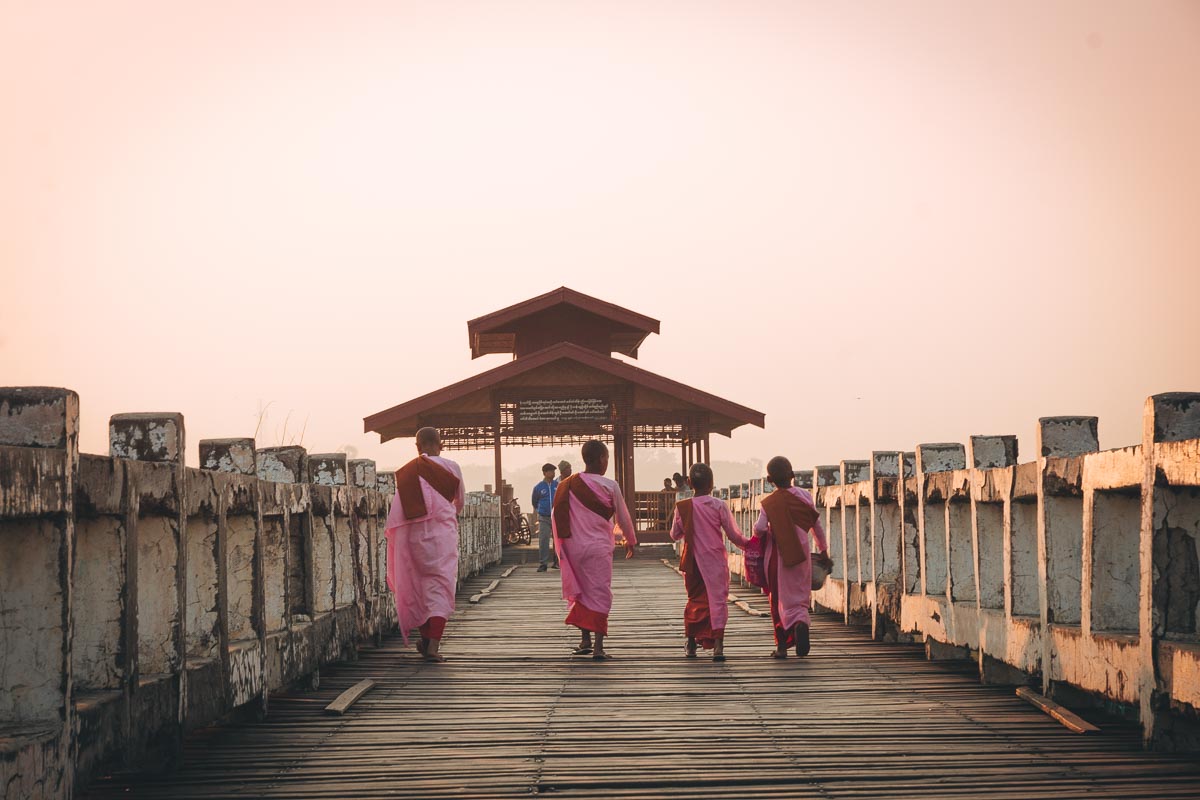 U Bein Bridge Sunrise - Backpacking Southeast Asia Itinerary