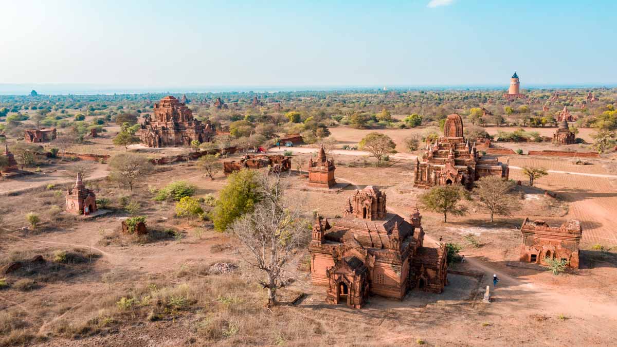 Bagan Drone Shot - Myanmar Itinerary