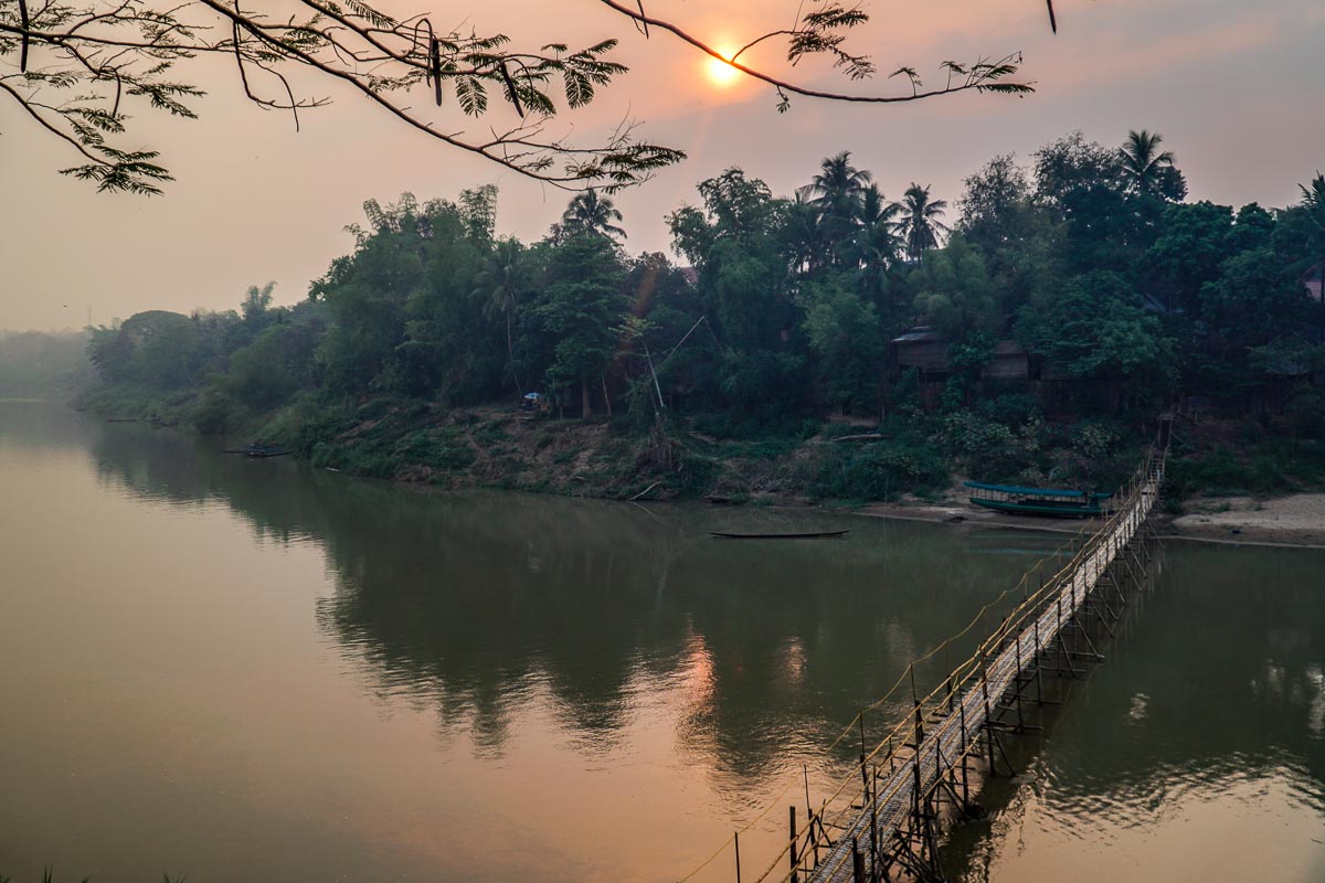 Bamboo Bridge - Luang Prabang Itinerary