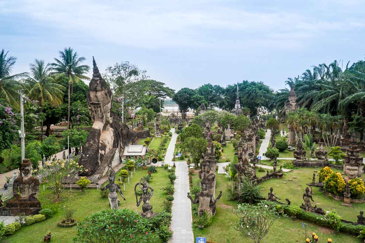 Buddha Park Overview - Luang Prabang Itinerary