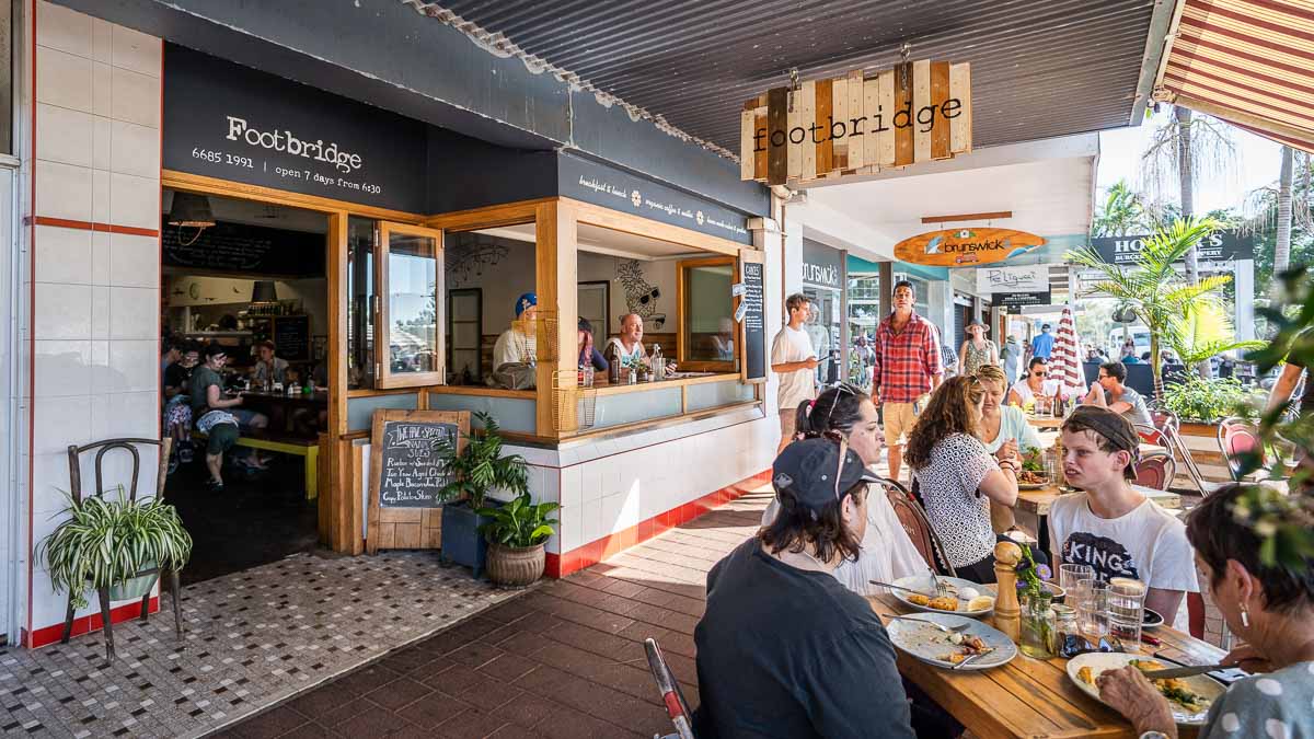 Footbridge Cafe Exterior - Australia Road Trip