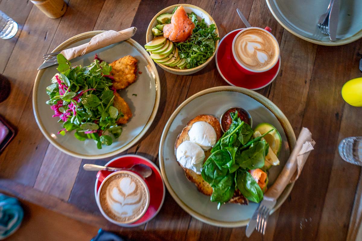 Fresh Food for Breakfast at Footbridge Cafe - Byron Bay NSW Itinerary